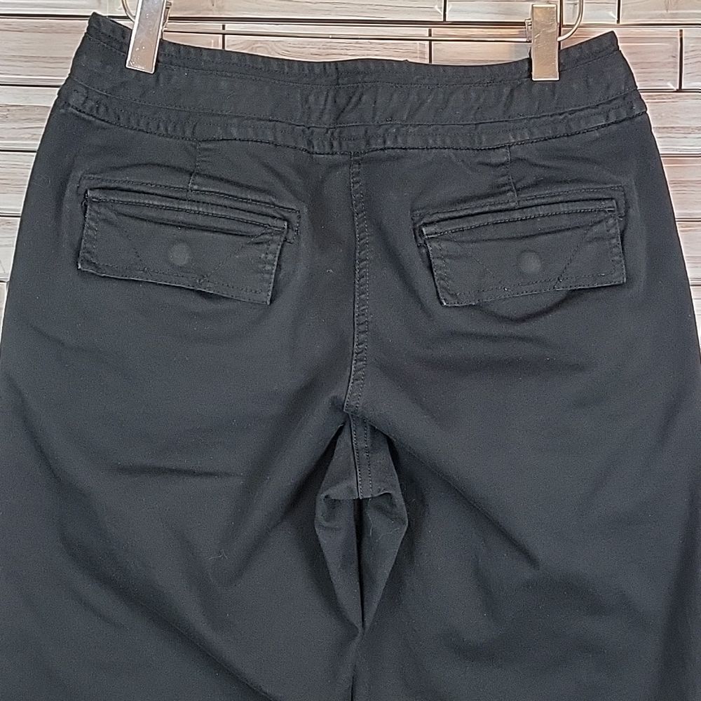Liz Claiborne capris pant - Black Stretch Cotton Womens Size 4 - Picture 5 of 12